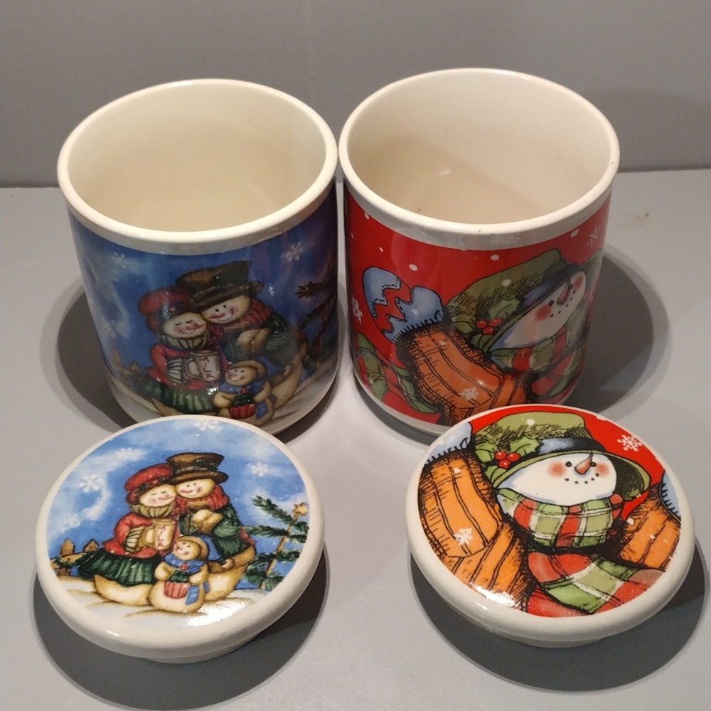 CHRISTMAS CANISTER JARS - Picture 4 of 9